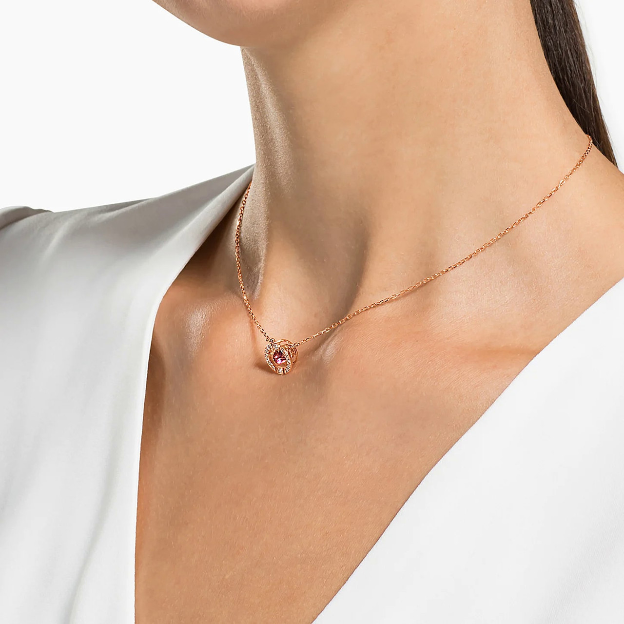 SWAROVSKI ネックレス 5279421 ローズゴールド SWAROVSKI スワロフスキー ネックレス ペンダント ローズ