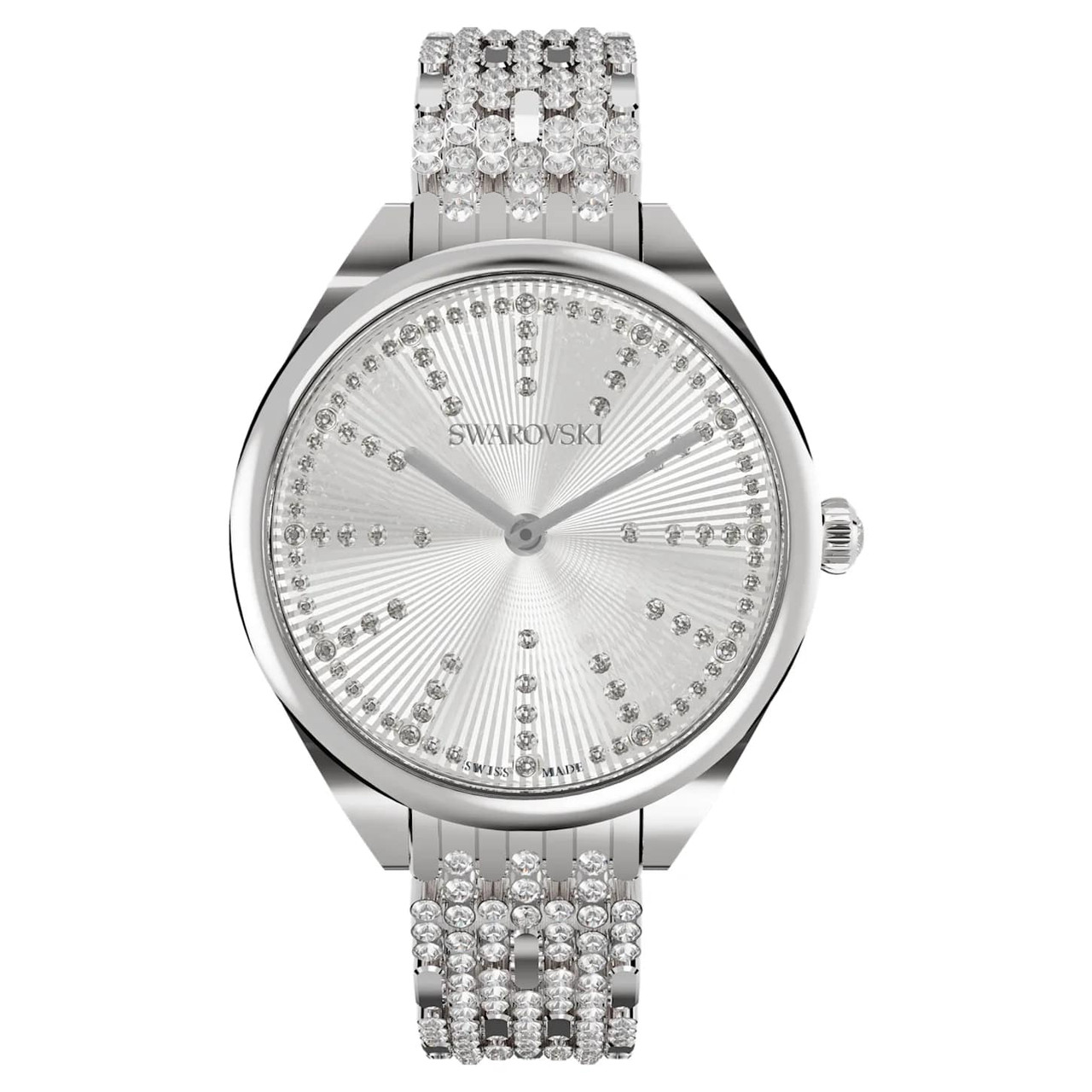 Swarovski Attract Watch Metal Bracelet, Silver, Stainless 