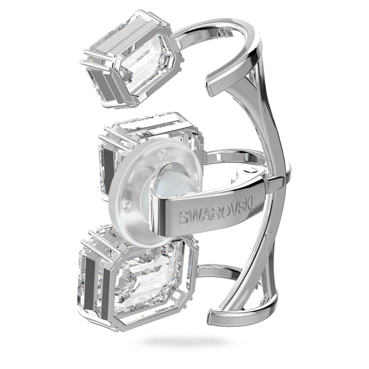 5602846 Swarovski Millenia Ear Cuff Single, Graduated Crystals, White, Rhodium ...