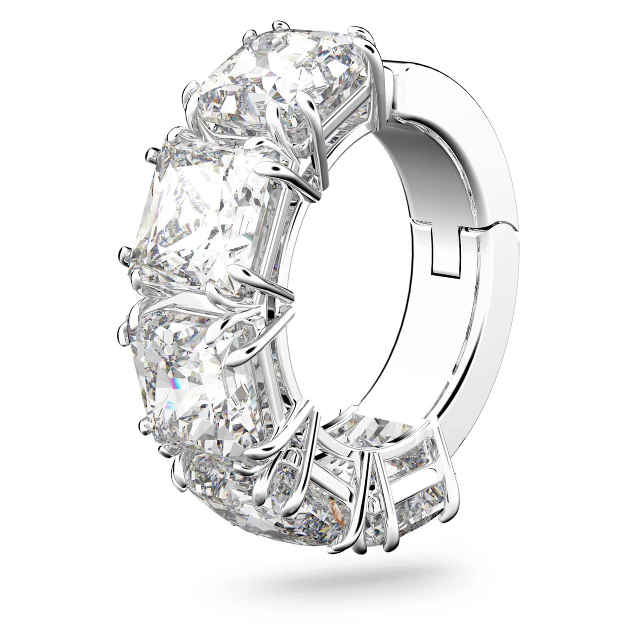 Swarovski Millenia Ear Cuff, Single, Square Cut Crystal, White