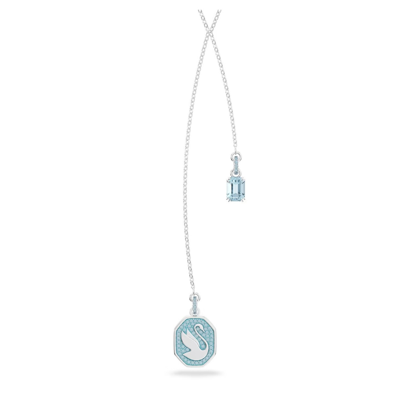 Swarovski Women's Iconic Swan Pendant Necklace - Walmart.com