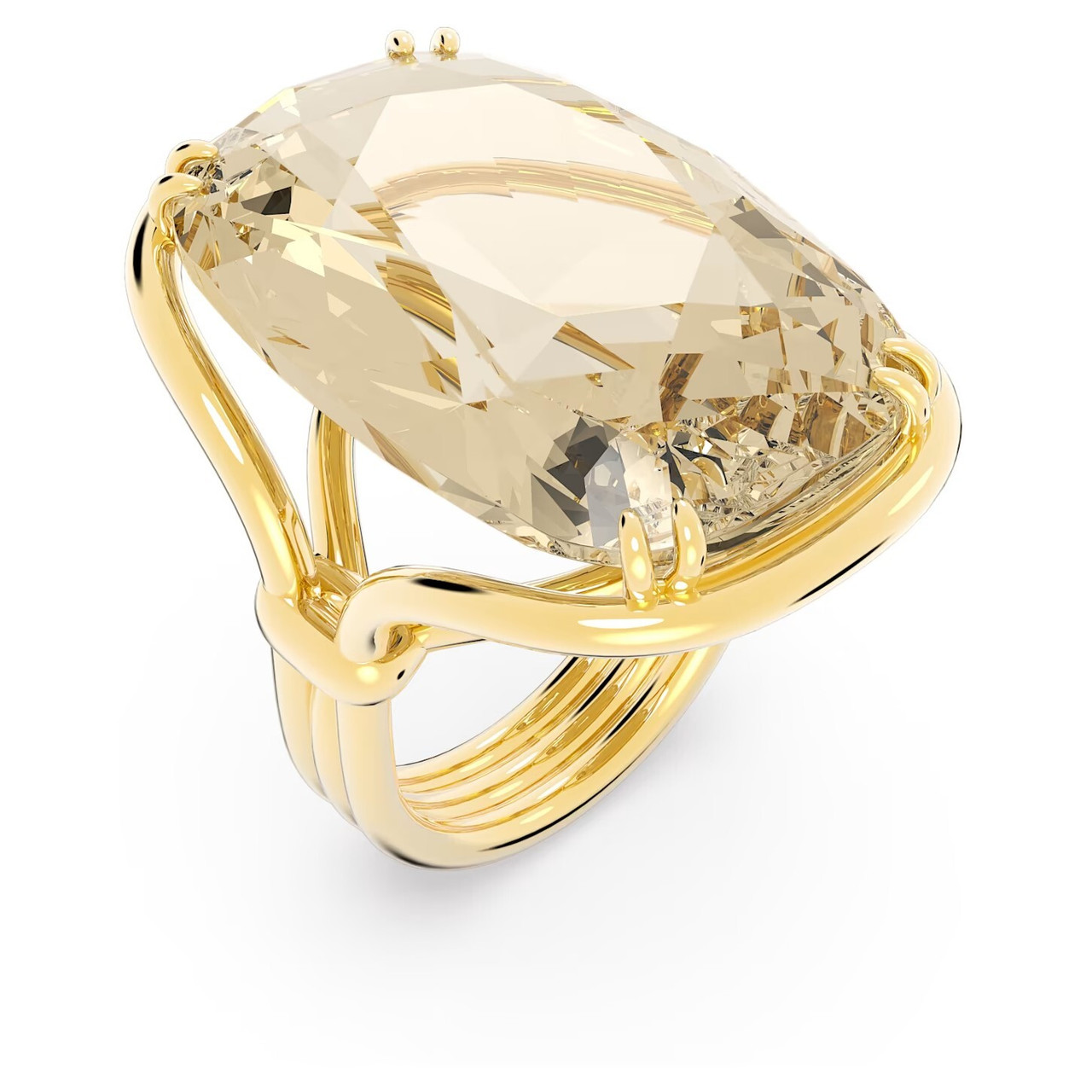 Harmonia リング　SWAROVSKI スワロフスキー Swarovski Harmonia Cocktail Ring, Oversized Crystal, Gold-Tone