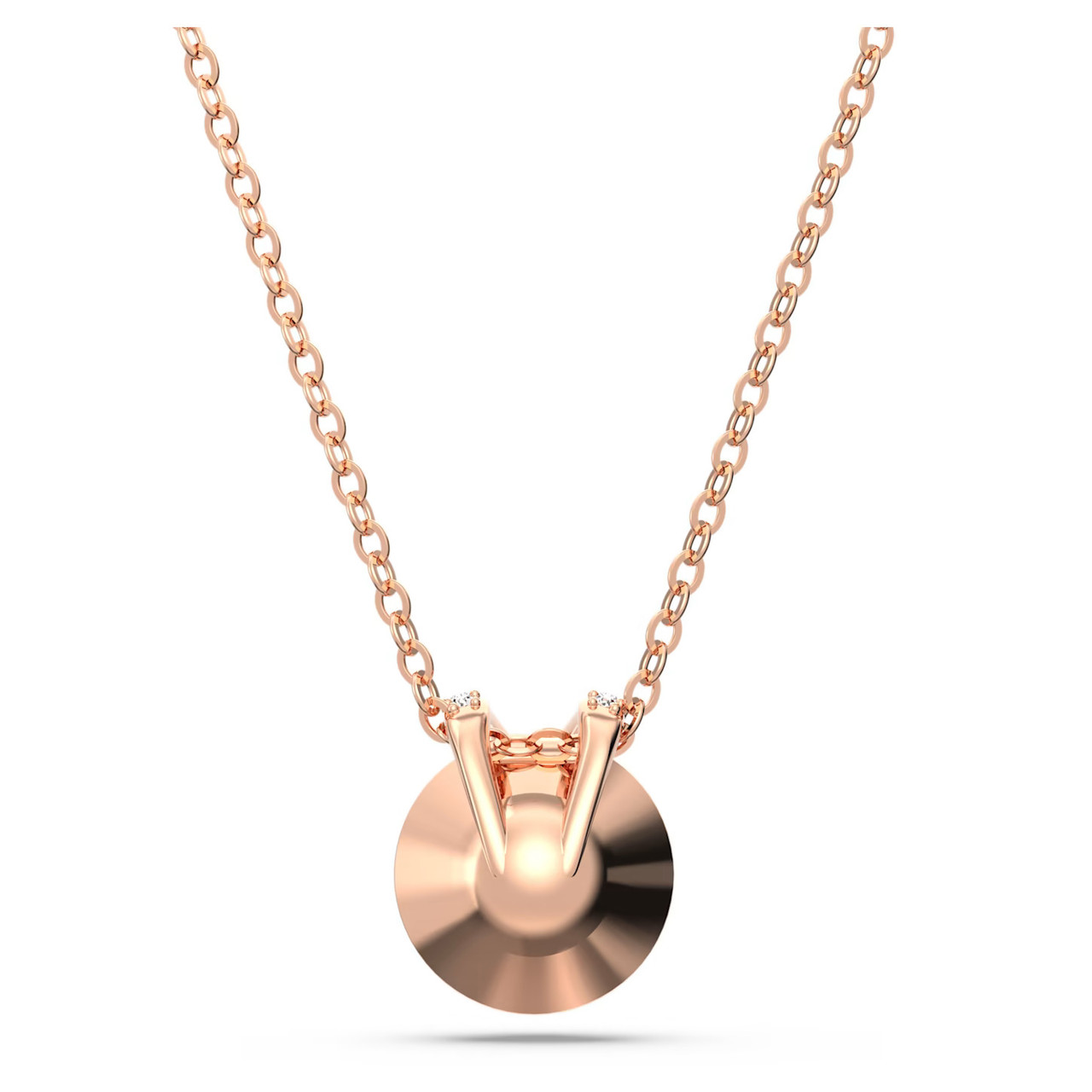 【Swarovski】Bella V ペンダント 5662088 5662091 Bella V Pendant, Round Cut, Pink, Rose Gold-Tone Plated