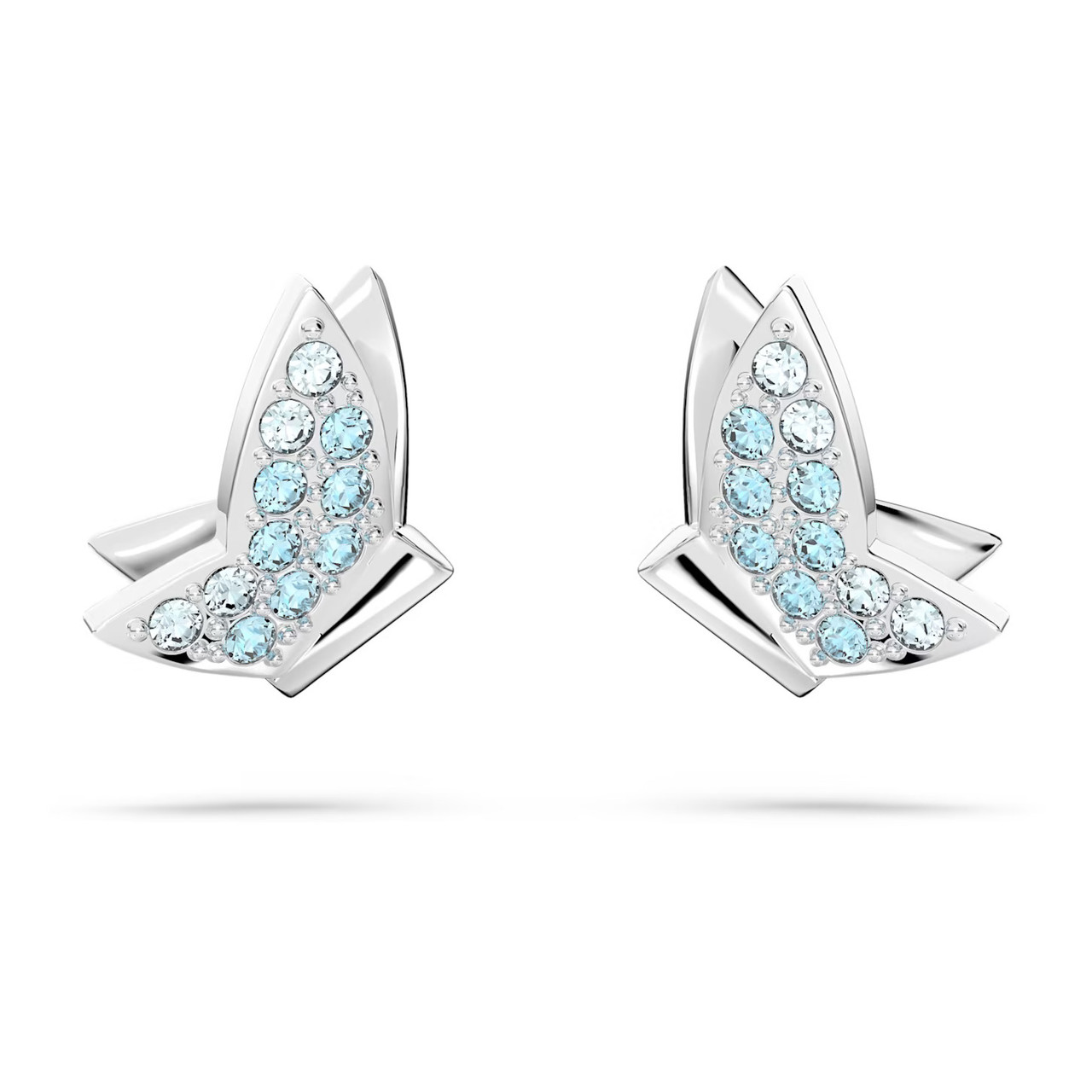 Swarovski Lilia Blue Butterfly Crystal Stud Earrings | Dillard's