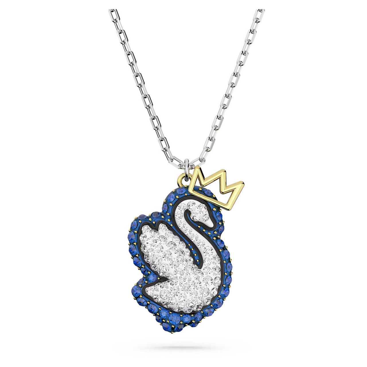 SWAROVSKI Dancing Swan necklace, Swan, White, Rhodium plated - JEWELLERY  from Adams Jewellers Limited UK