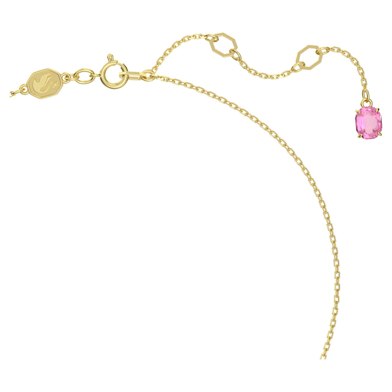 ネックレス・ペンダント SWAROVSKI Idyllia pink gold tone necklace 5657875 Idyllia Pendant, Flower, Small, Pink, Gold-Tone Plated