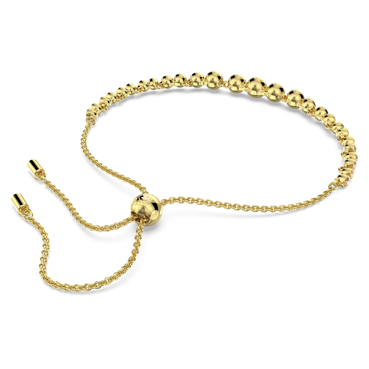 Emily Bracelet, Mixed Round Cuts, Gold-Tone, Gold-Tone Plated 5663395 |  Swarovski