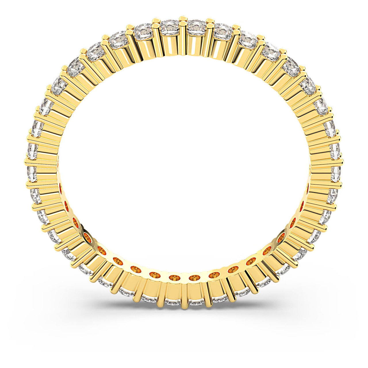 指輪・リング SWAROVSKI Matrix Vittore Gold Tone Ring55 5655703 Vittore Ring, Round Cut, White, Gold-Tone Plated 5655703