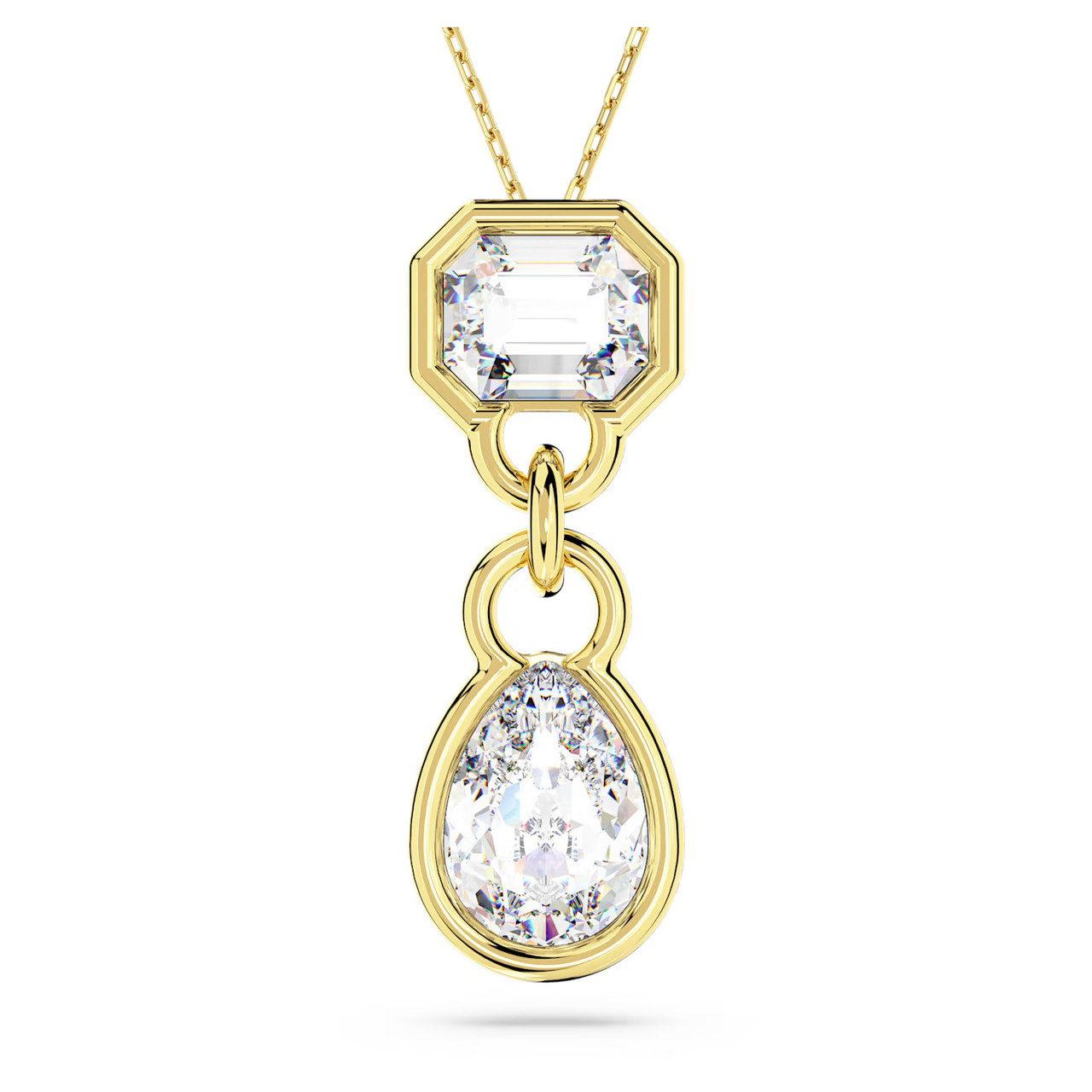 【Swarovski】Dextera ペンダント 5663339 純正箱付き Dextera Pendant, Mixed Cuts, White, Gold-Tone Plated 5663339