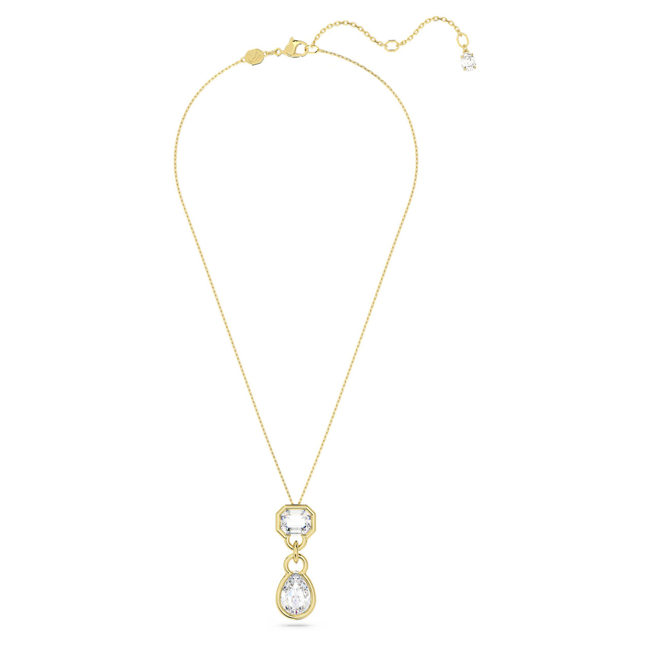 タカSWAROVSKI DEXTERA PENDANT　ローズゴールド Dextera pendant, Round cut, White, Rose gold-tone plated