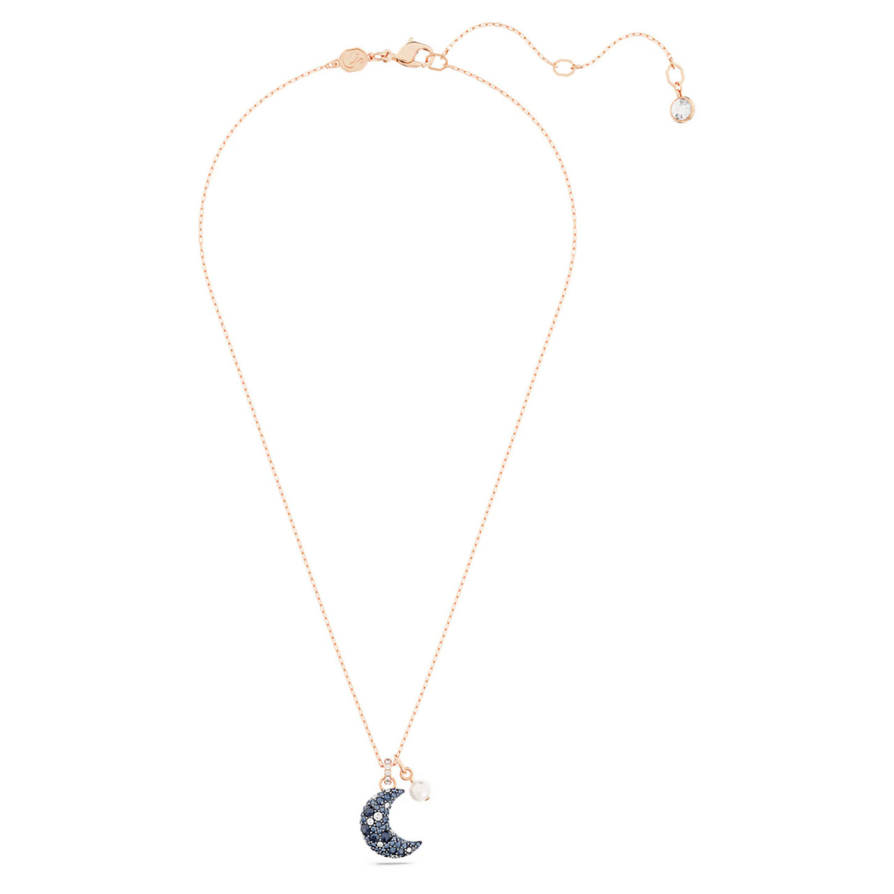 Blended Moon and Star Elements of Swarovski Necklace