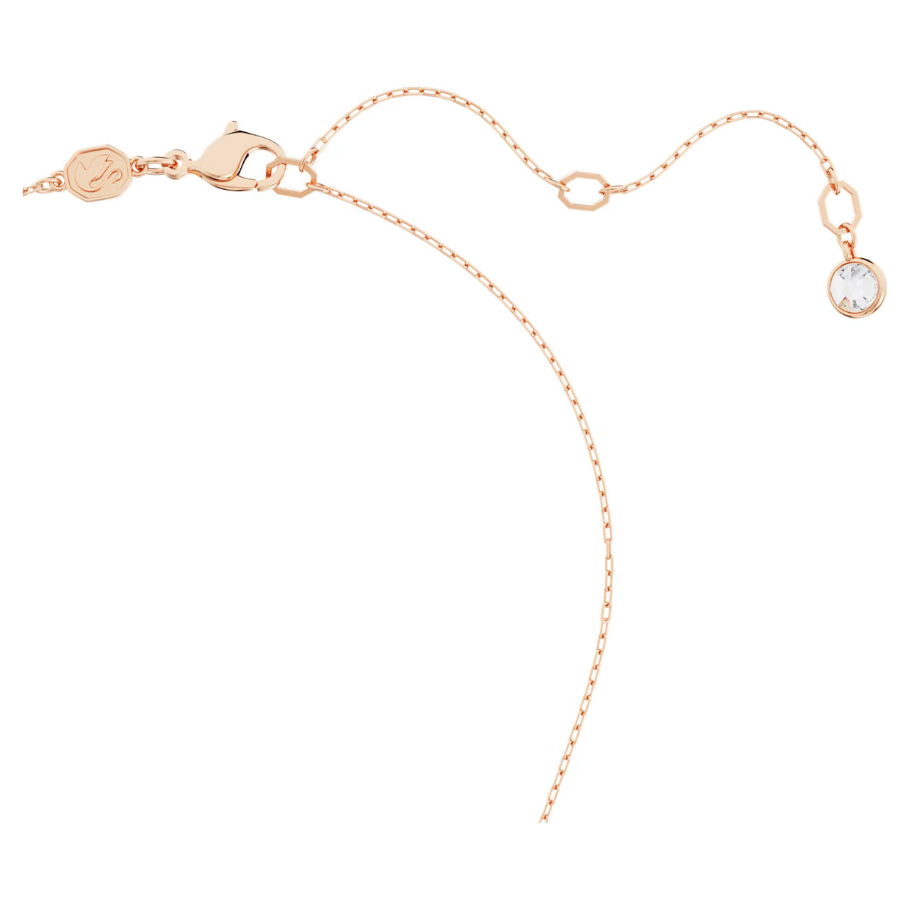 ★SWAROVSKI★ Sublima Rose Gold Necklace 5671585 Sublima Pendant, Moon, Multicolored, Rose Gold-Tone Plated