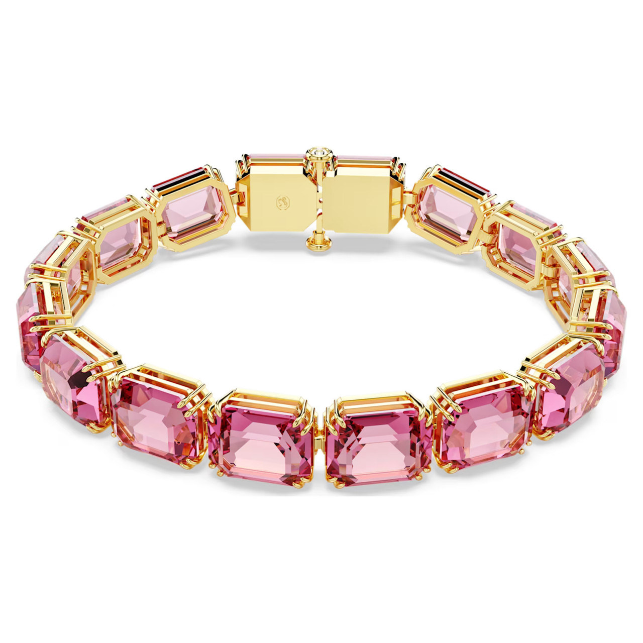 Millenia Bracelet Octagon Cut, Pink, Gold-Tone Plated 5683428