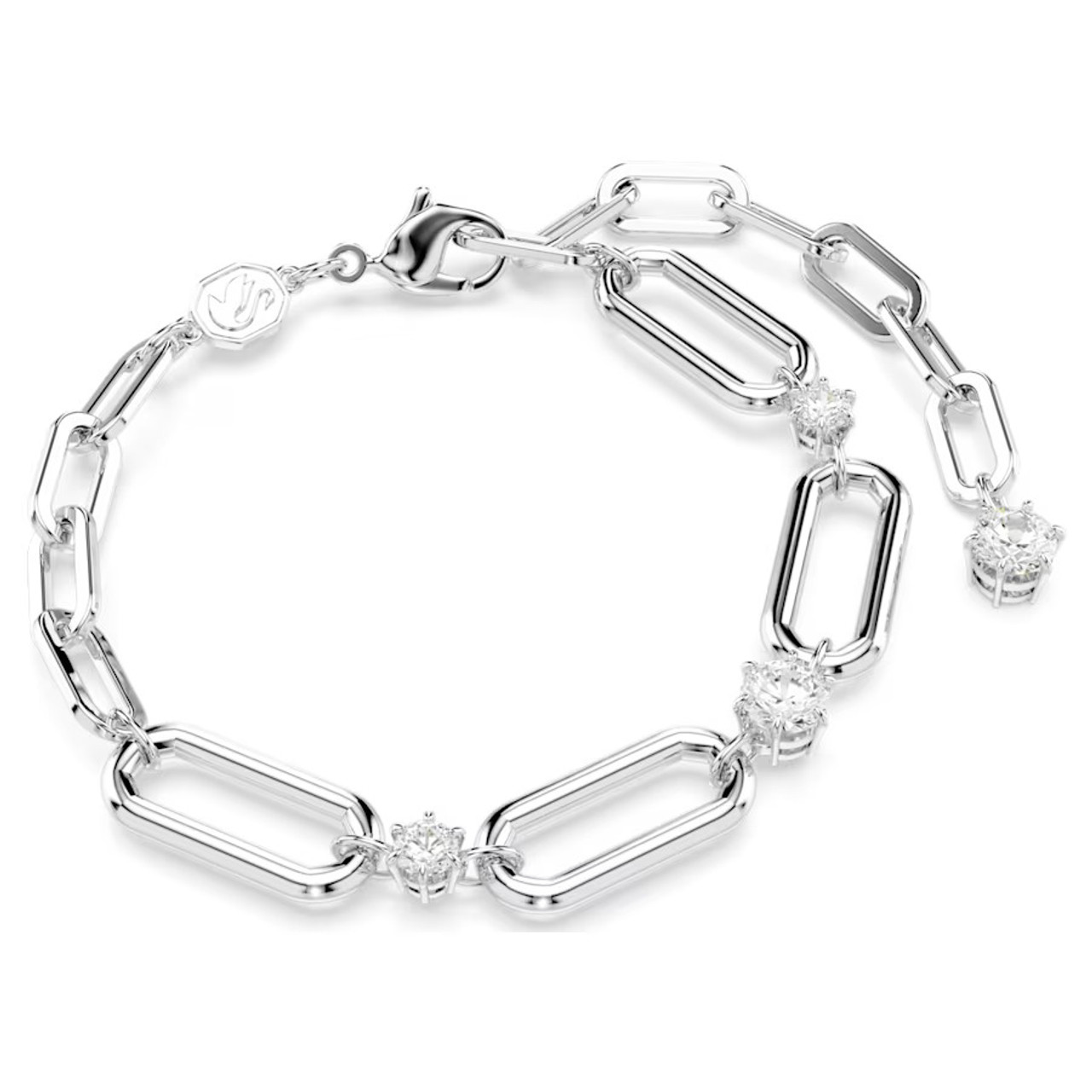 ブレスレット SWAROVSKI Constella rhodium bracelet 5683353 Constella Bracelet, White, Rhodium Plated 5683353