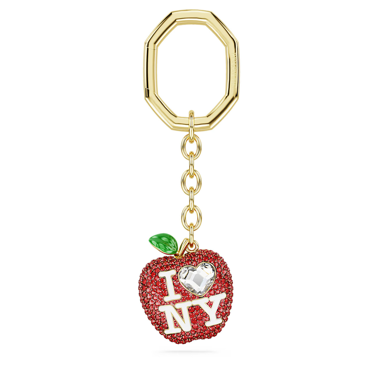 I LOVE NY Key Ring, Red, Gold-Tone Plated 5671821 | Swarovski