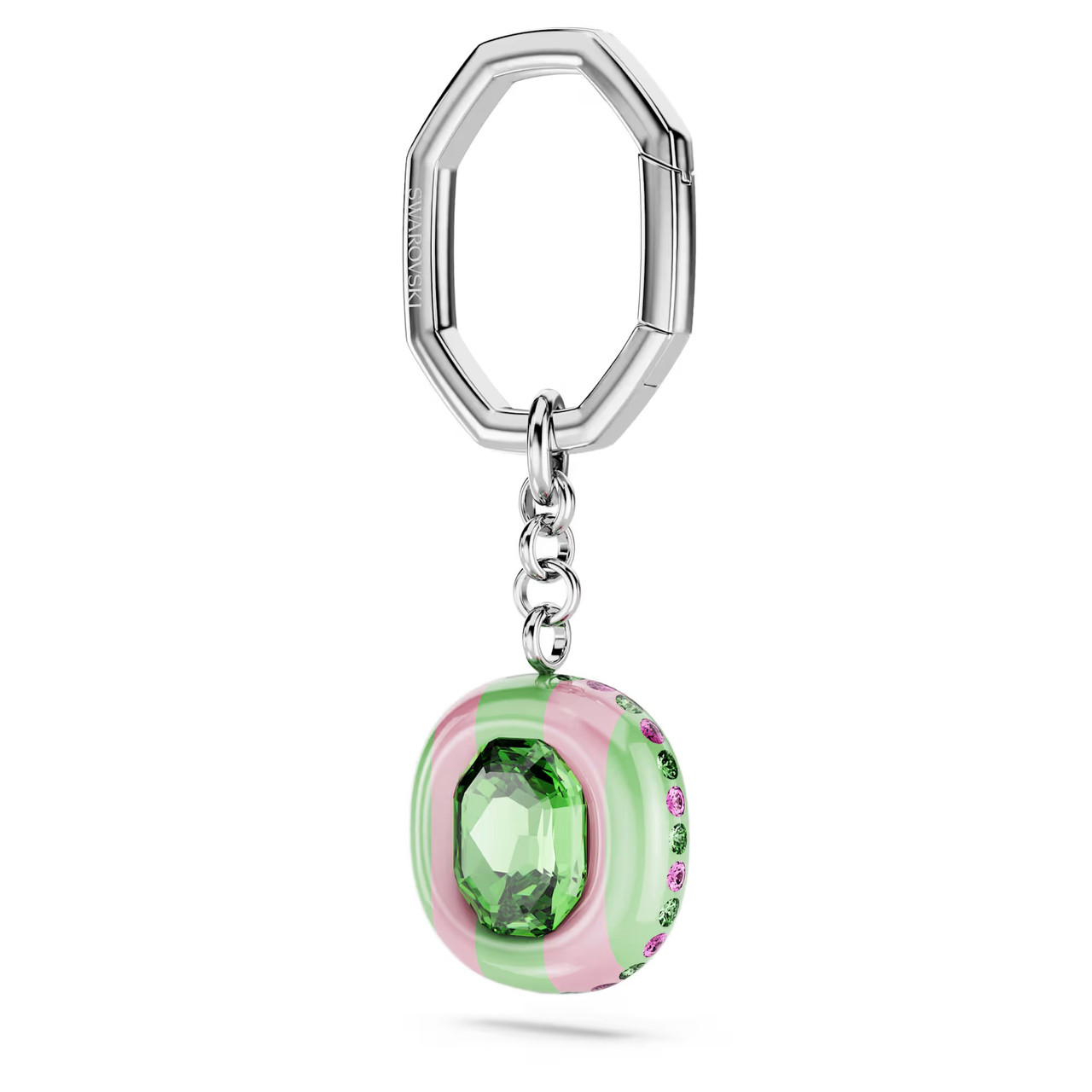 Dulcis Key Ring, Octagon Cut, Multicolored, Rhodium Plated 5713886