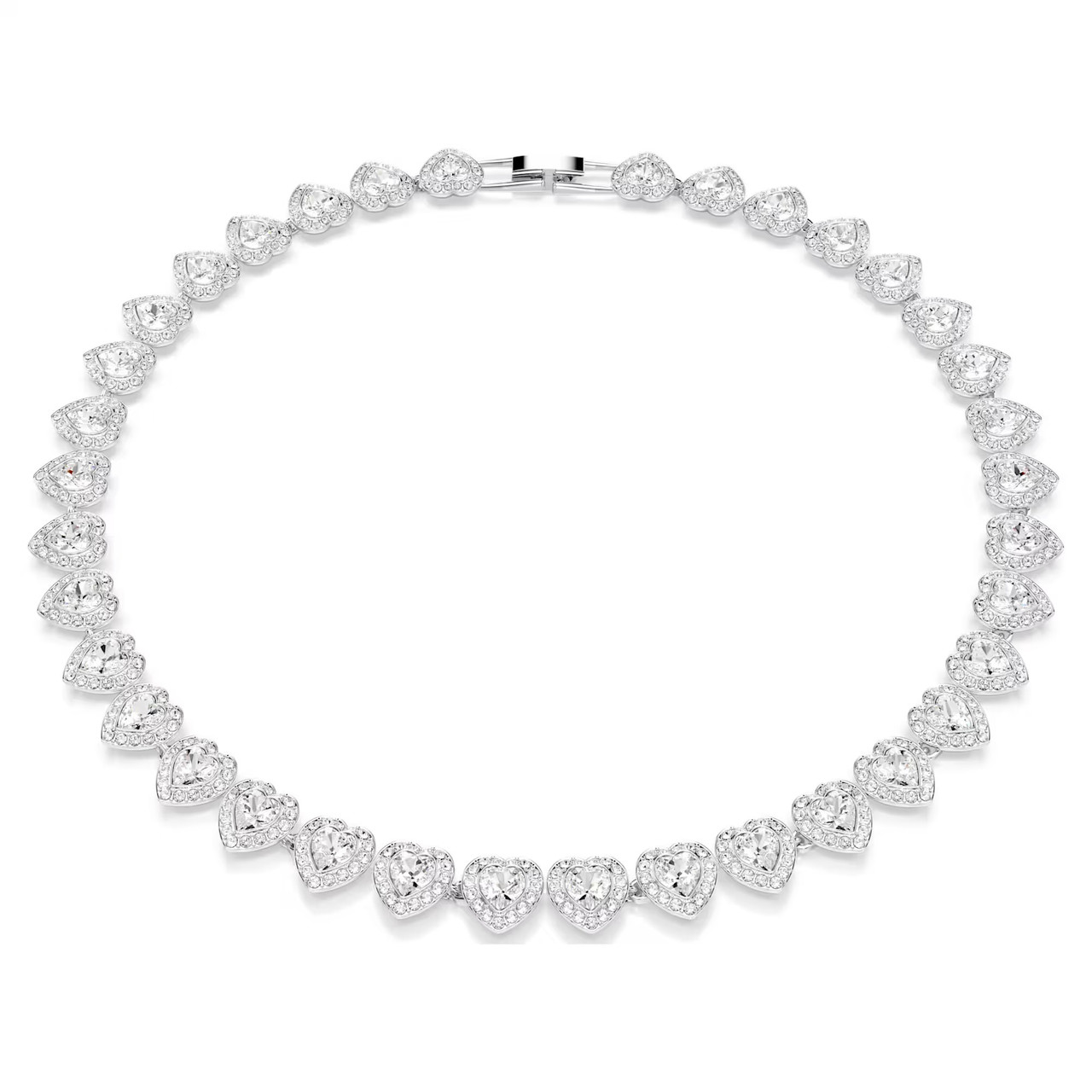 Ariana Grande x Swarovski Tennis Necklace, Mixed Cuts, Heart
