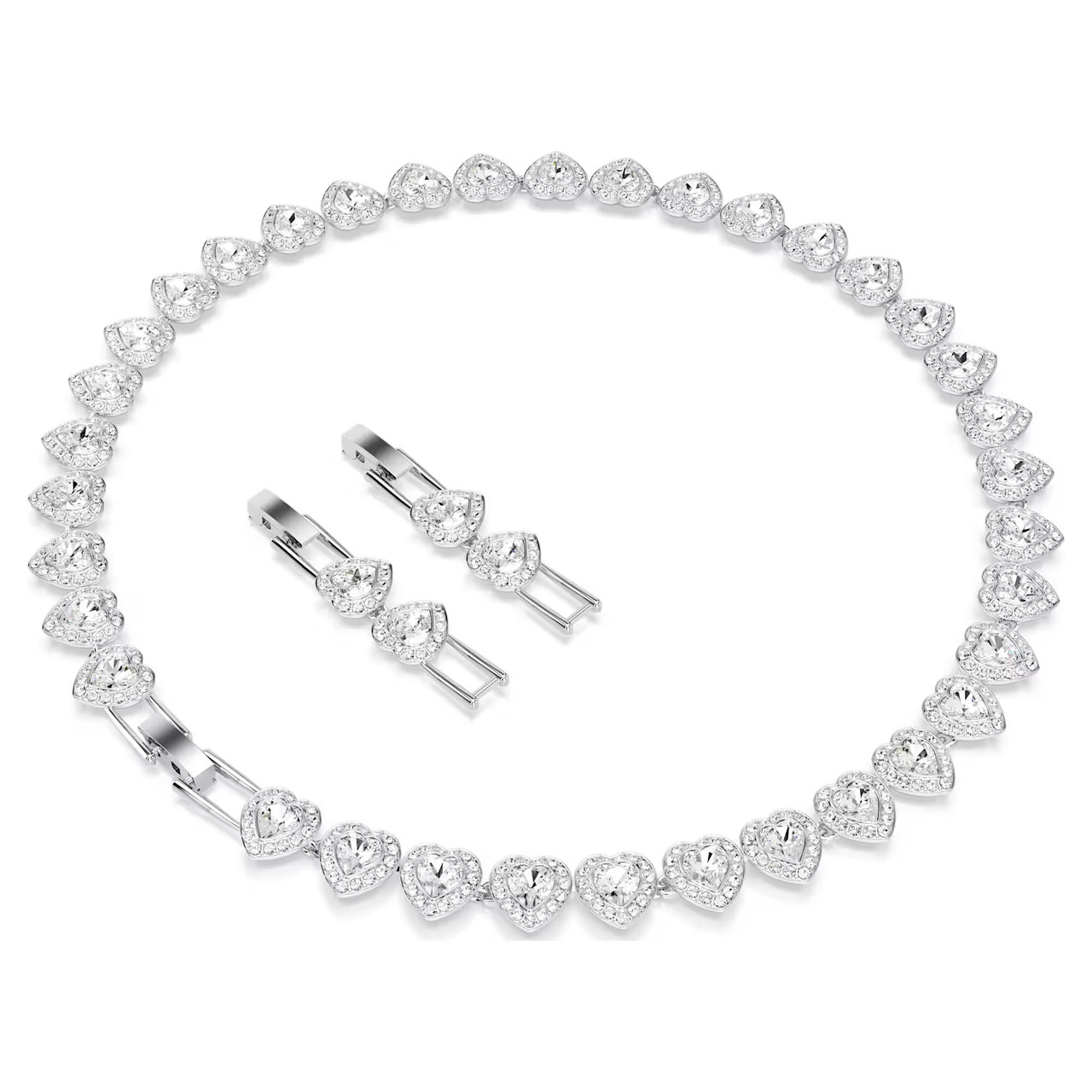 Ariana Grande x Swarovski Tennis Necklace, Mixed Cuts, Heart