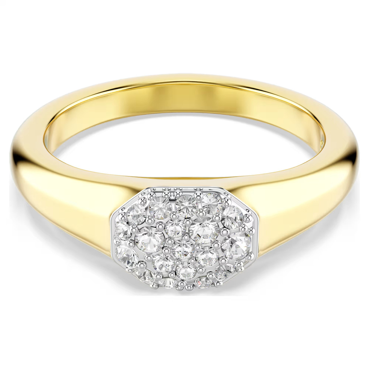 Dextera Ring, Mixed Cuts, White, Gold Tone Plated 5732854 (Size 55 