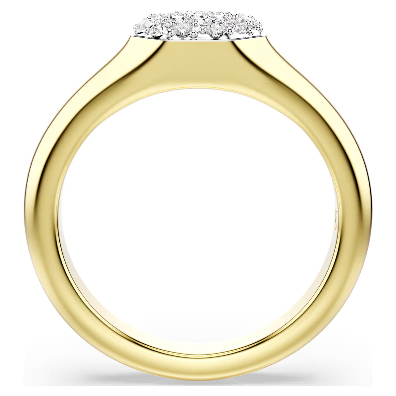 Dextera Ring, Mixed Cuts, White, Gold Tone Plated 5732854 (Size 55