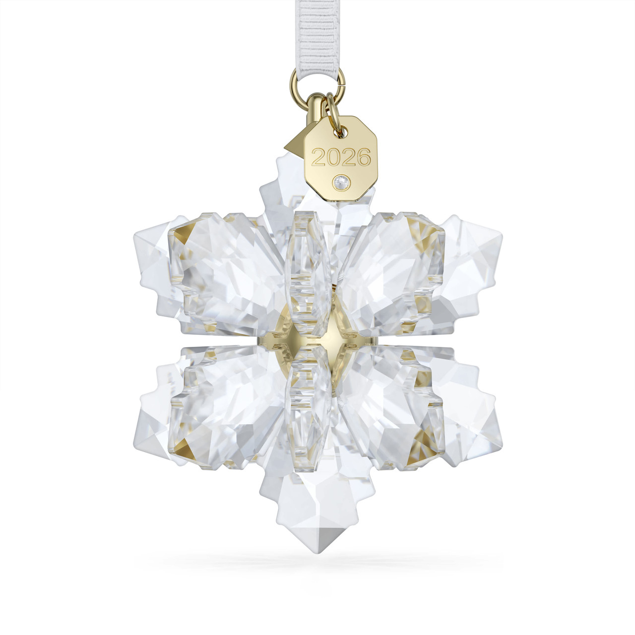 Annual Edition 3D Ornament 2026, White, 5731941 | Swarovski - Four