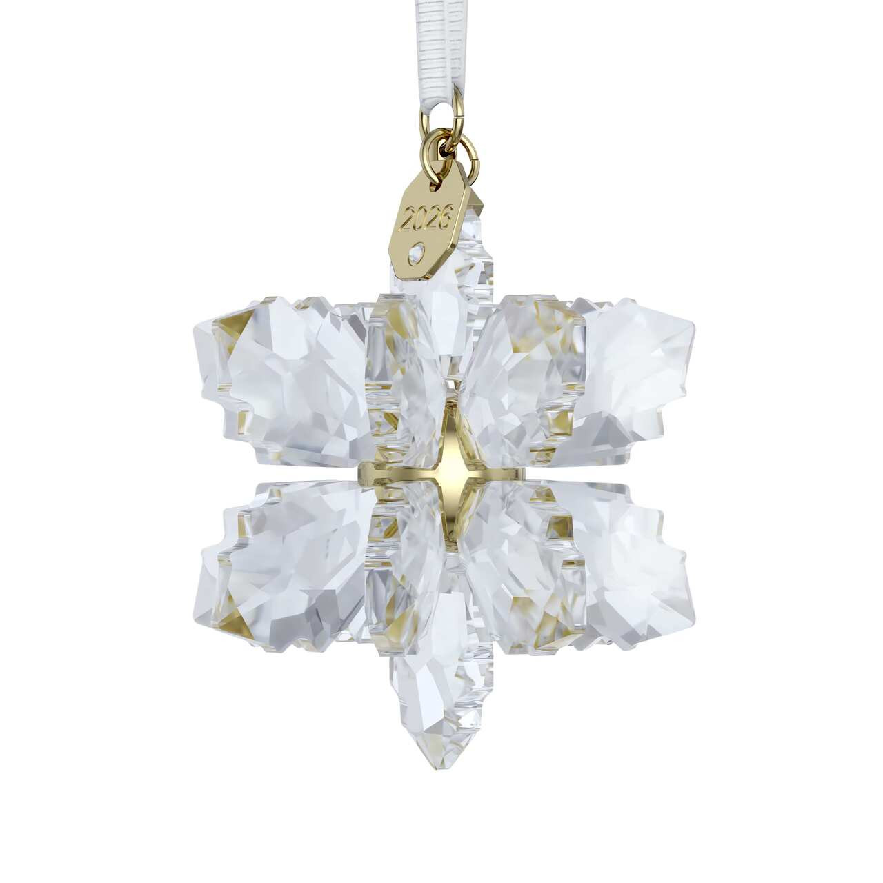 Annual Edition 3D Ornament 2026, White, 5731941 | Swarovski - Four