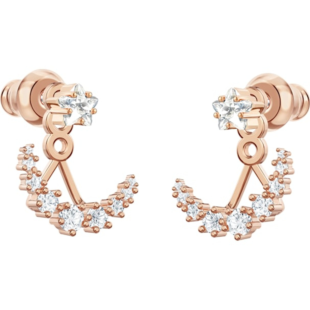 Swarovski Crystal Penélope Cruz Moonsun Earring Jackets, Rose-Gold Tone  5486351