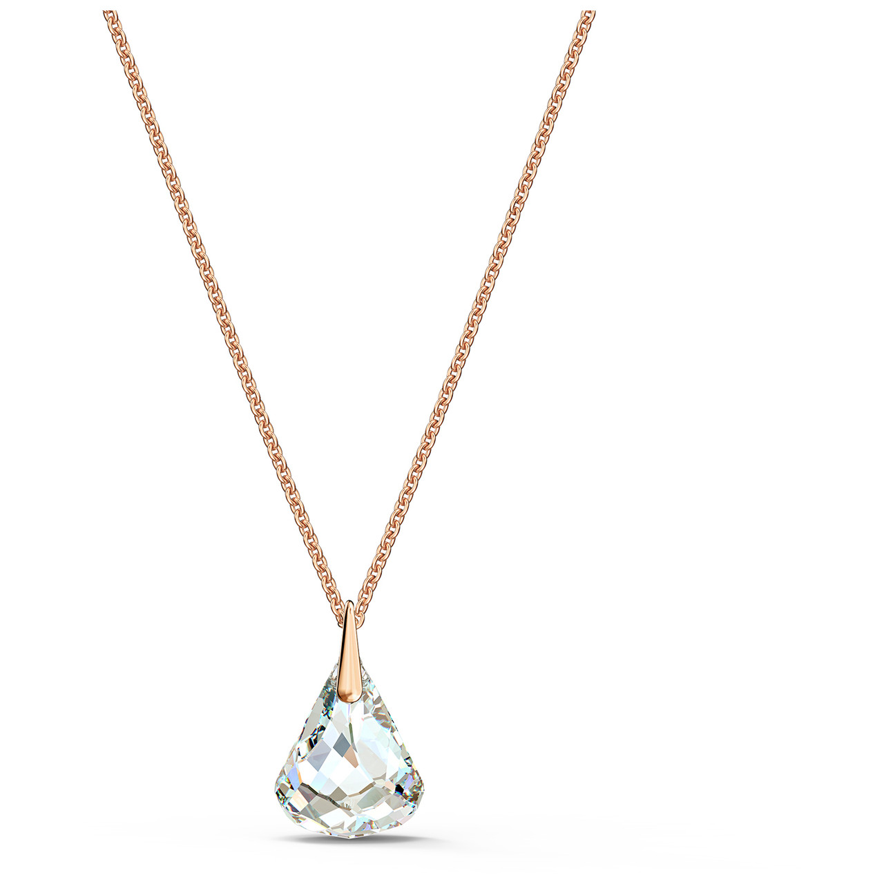Swarovski Crystal Spirit Pendant, White, Rose-Gold Tone Plated