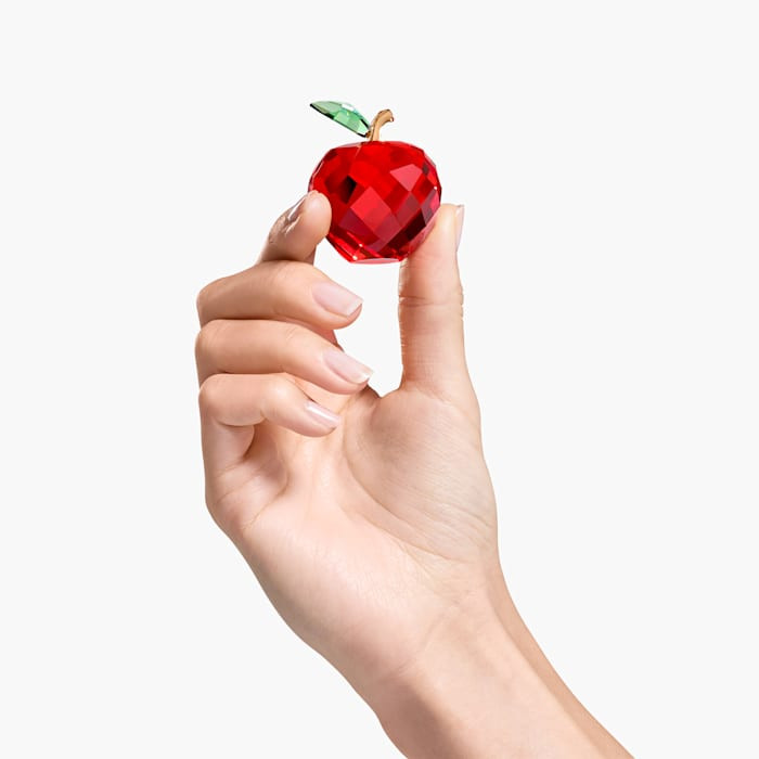 Swarovski Red Apple Asian Symbol Icon Collection Decoration
