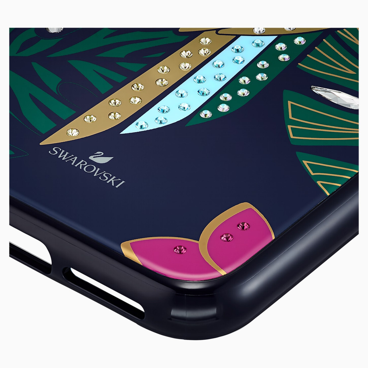 スワロフスキー Tropical Parrot iPhone 11ケース Swarovski Crystal Tropical Parrot Smartphone Case for iPhone 11