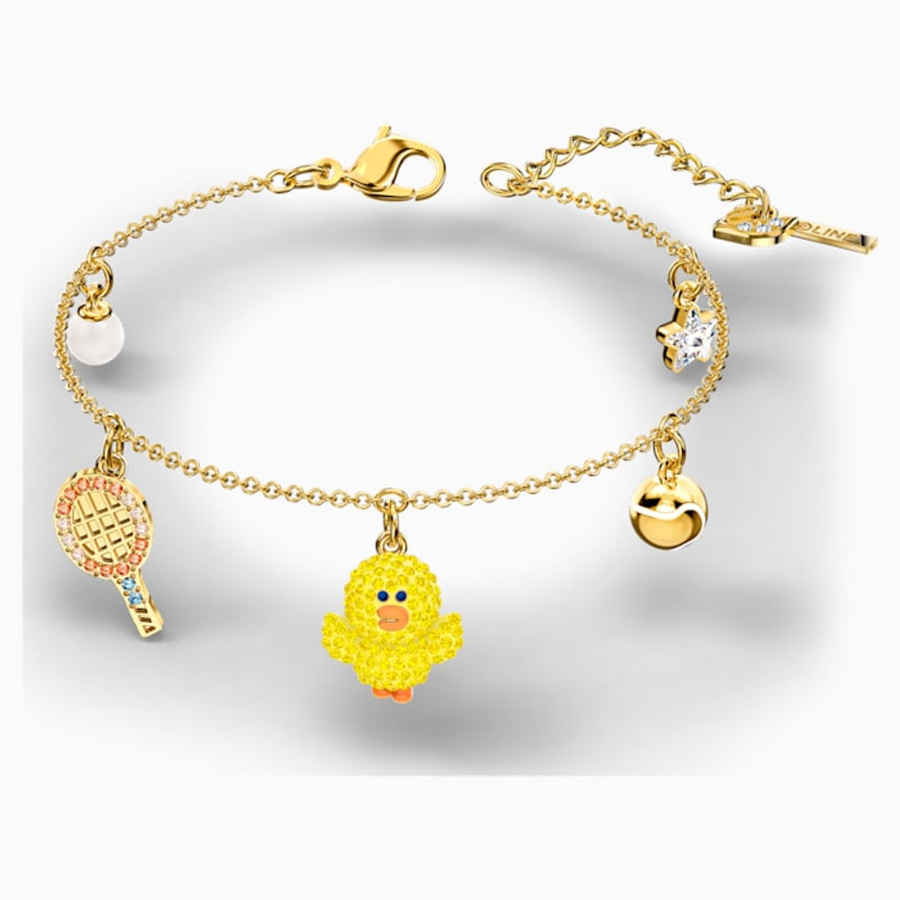 ★WEST★ Swarovski crystal Alice bracelet 14KWI9542243 Swarovski Very RARE Alice in Wonderland Cheshire Cat