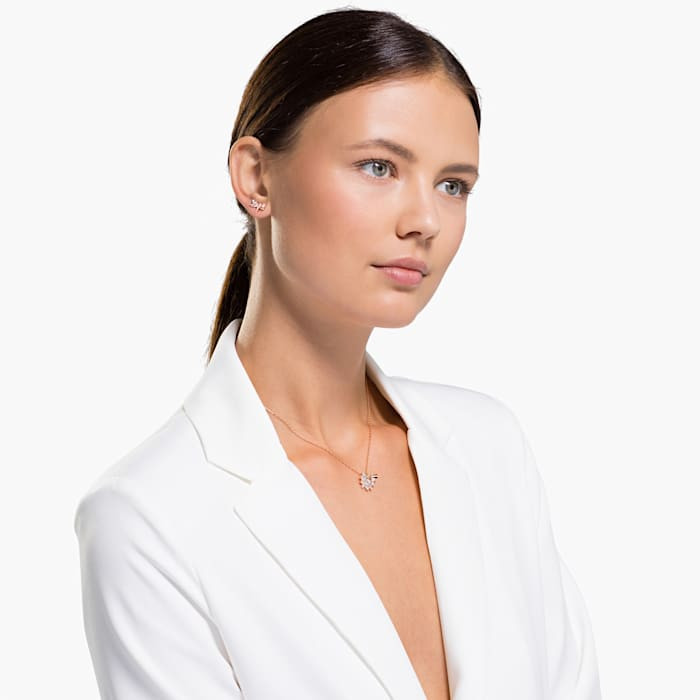 Swarovski Crystal Eternal Flower Dragonfly Earrings & Necklace Set