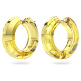 Swarovski Lucent Hoop Earrings, Yellow, 5633435 Swarovski Lucent Hoop Earrings, Yellow, 5633435