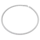 swarovski-matrix-tennis-necklace-round-cut-small-white-rhodium-plated-5661257-2
