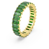 matrix-ring-baguette-cut-green-gold-tone-plated-5648909-swarovski-2