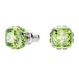 birthstone-stud-earrings-square-cut-august-green-rhodium-plated-5661958-swarovski-2