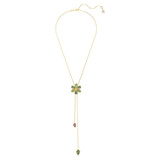idyllia-y-pendant--mixed-cuts--flower--multicolored--gold-tone-plated-swarovski-5717158-2