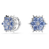magic-stud-earrings--snowflake--blue--rhodium-plated-swarovski-5734242-2 magic-stud-earrings--snowflake--blue--rhodium-plated-swarovski-5734242-2