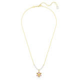 idyllia-pendant--crystal-pearl--mixed-cuts--flower--multicolored--gold-tone-plated-swarovski-5723140-2