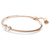 mesmera-bangle--mixed-cuts--white--rose-gold-tone-plated-swarovski-5734247-2 mesmera-bangle--mixed-cuts--white--rose-gold-tone-plated-swarovski-5734247-2