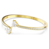 mesmera-attract-bangle--heart--white--gold-tone-plated-swarovski-5733474-2 mesmera-attract-bangle--heart--white--gold-tone-plated-swarovski-5733474-2