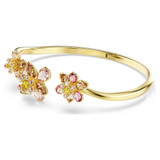 idyllia-bangle--mixed-cuts--flower--multicolored--gold-tone-plated-swarovski-5732387-2