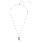 Teddy Pendant, Bear, Blue, Rhodium Plated 5737620 | Swarovski Teddy Pendant, Bear, Blue, Rhodium Plated 5737620 | Swarovski