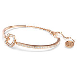 symbolica-bangle--pavé--horse-shoe--white--rose-gold-tone-plated-swarovski-5741461-2
