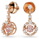 constella-drop-earrings--round-cut--dancing-stone--pink--rose-gold-tone-plated-swarovski-5744239-2
