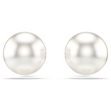 matrix-stud-earrings--crystal-pearl--white--rhodium-plated-swarovski-5747752-2