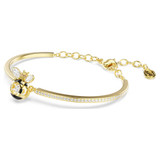 Idyllia Bangle, Mixed Cuts, Bee, Multicolored, Gold Tone Plated 5742679 | Swarovski