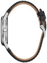 Eco Drive Unisex Mickey Mouse & Pluto Take NYC Black Dial Leather Strap Watch AW1860-01W | Citizen