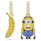 minions-stuart-and-banana-drop-earrings--pavé--mini--multicolored--gold-tone-plated-swarovski-5743382-2