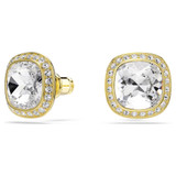 una-angelic-stud-earrings--cushion-cut--white--18k-gold-finish-swarovski-5764762-2
